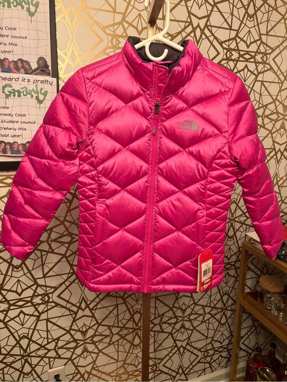 🦄NWT Girl North Face Quilted Puffer Jacket, 14/16